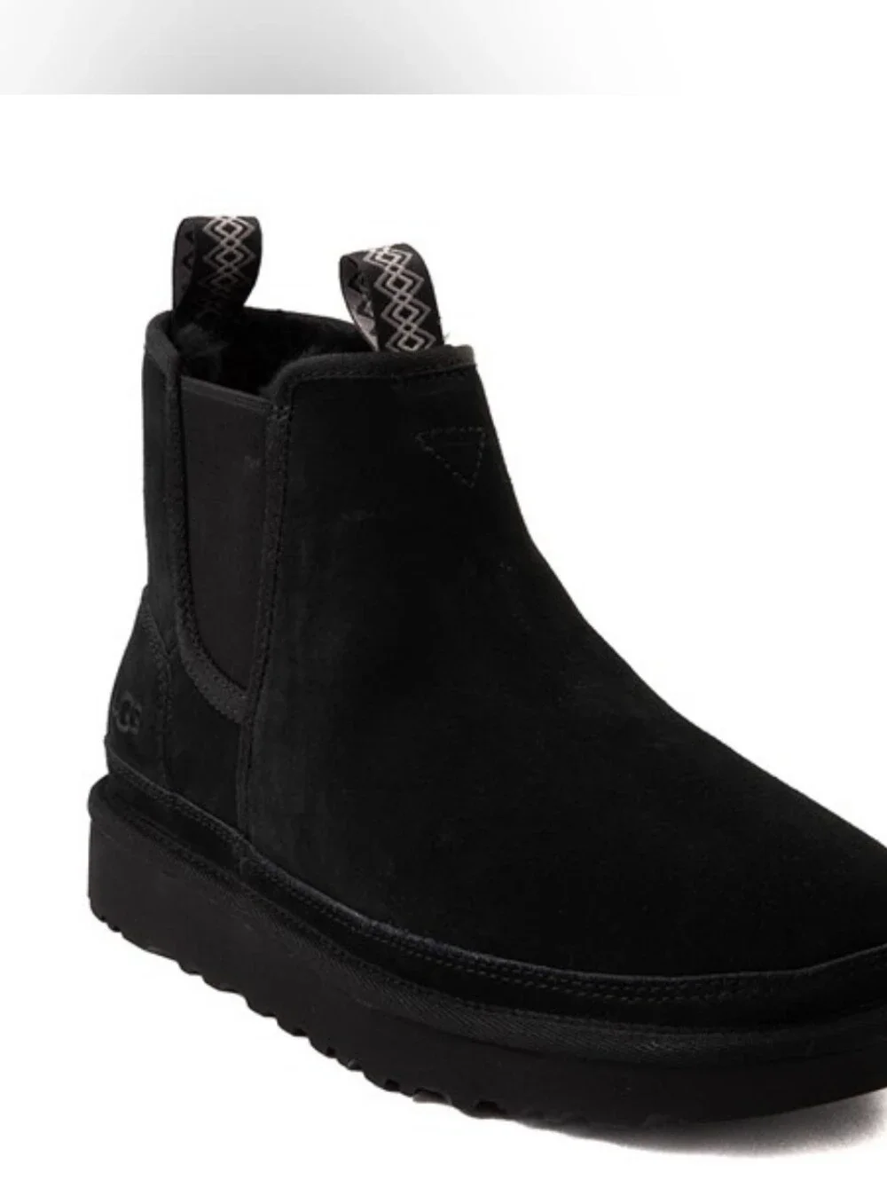NEW UGG Neumel Chelsea Suede Classic Boot Black 112164 Mens Sz 11